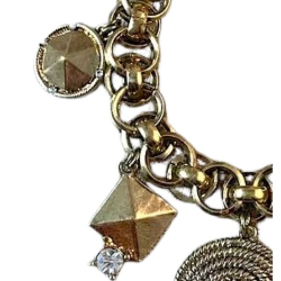 Vintage Erickson Beamon Rocks Charm Bracelet - Picture 3 of 9